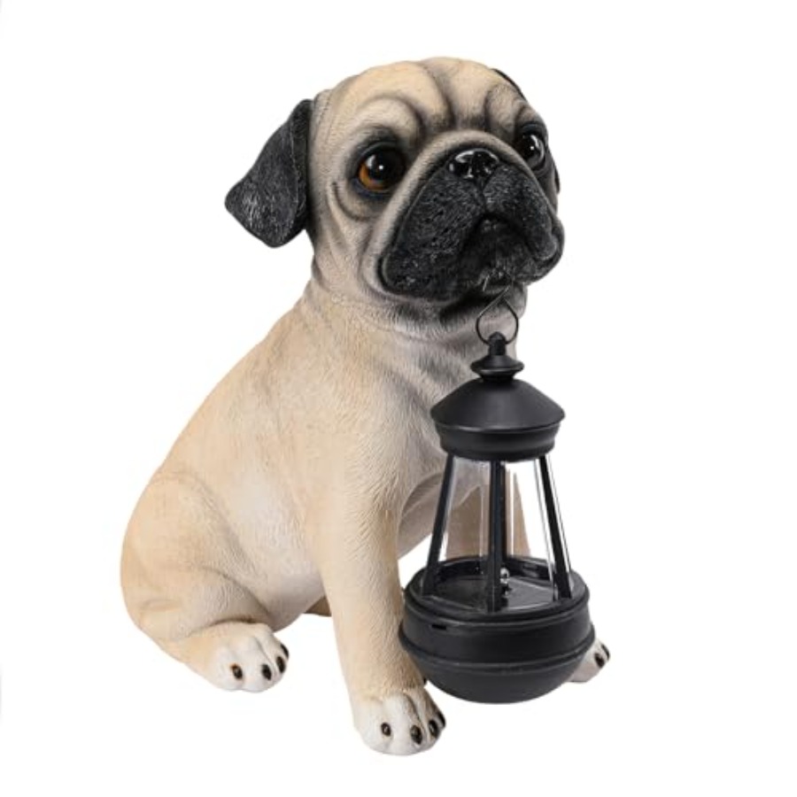 Outdoor Lighting Japan - Solar Dog Garden Statue with Solar