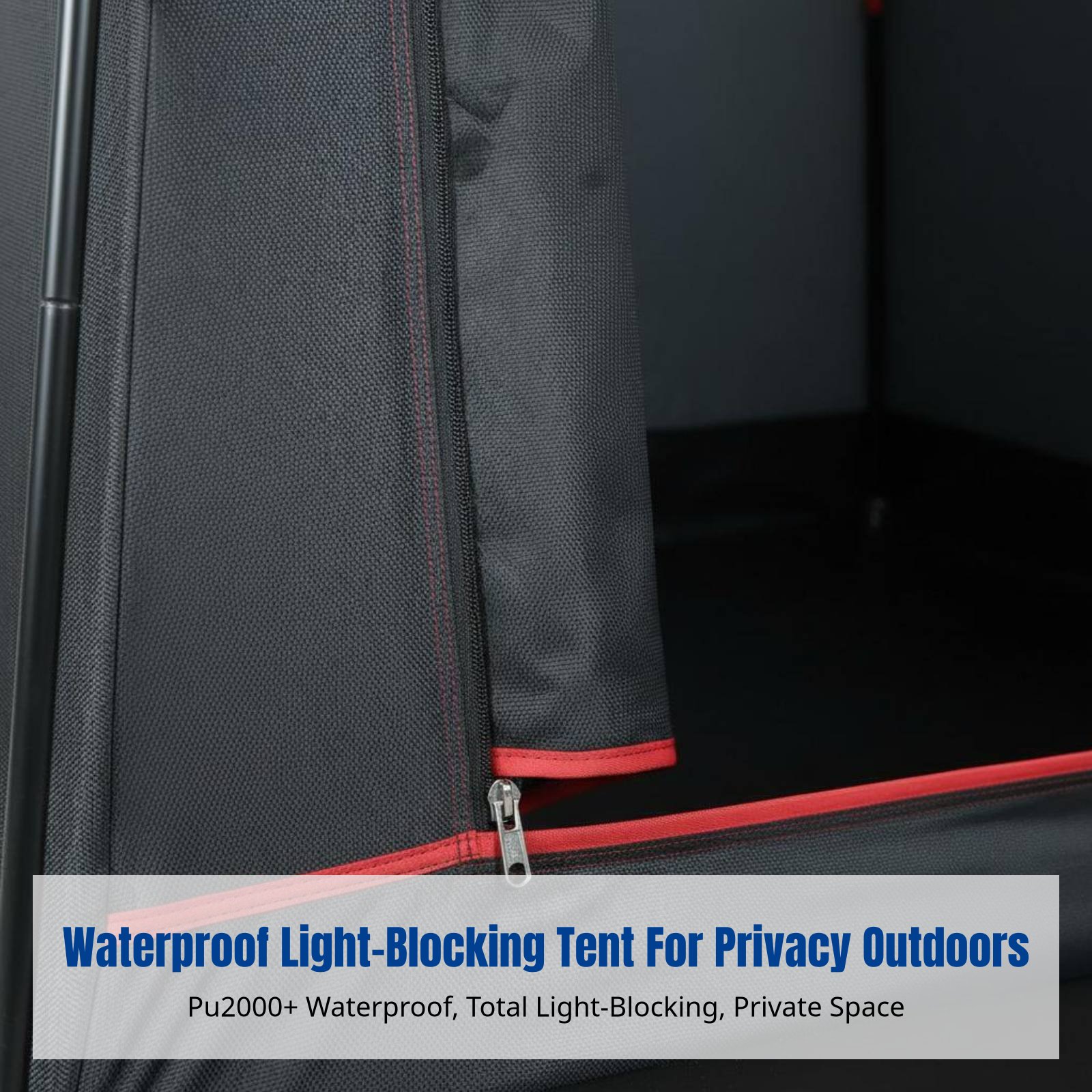 Outdoor Lighting Portable - Outdoor Full Light-Blocking Privacy Changing Tent,