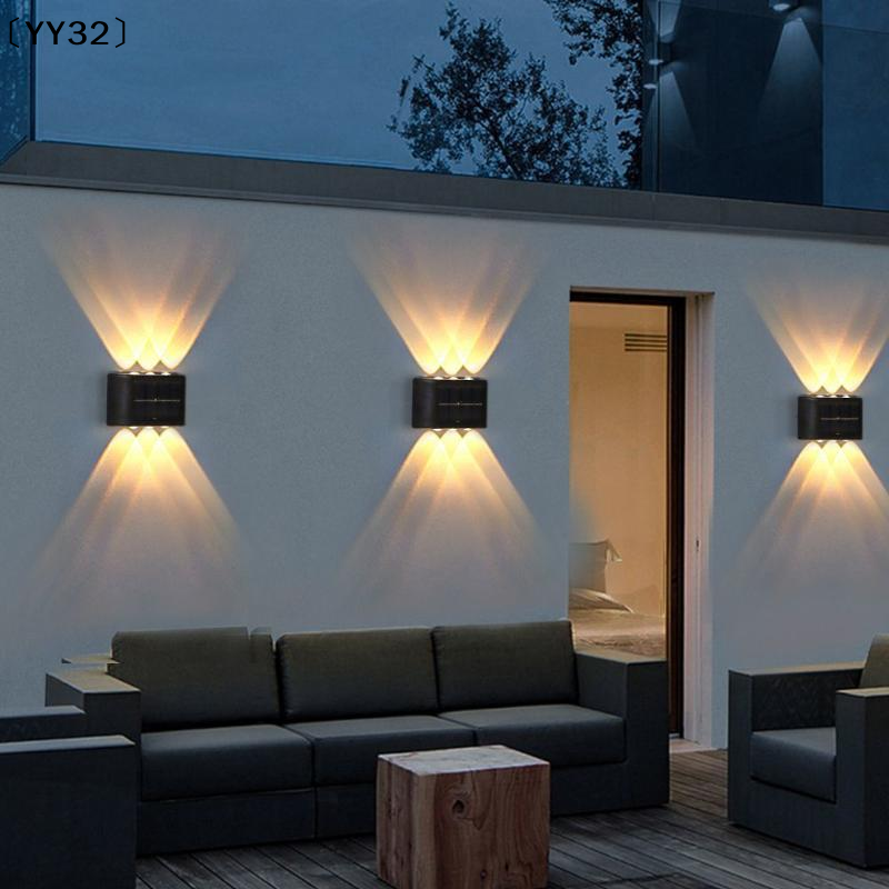Outdoor Lighting Linear - 4-10 LED Solar Lamp Outdoor Waterproof