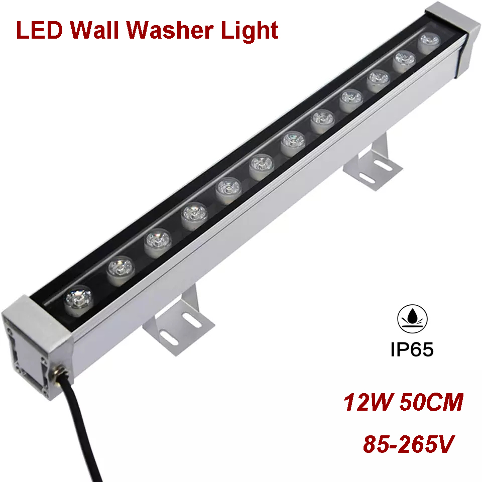Outdoor Lighting Linear - 12w 50cm LED Wall Washer Light