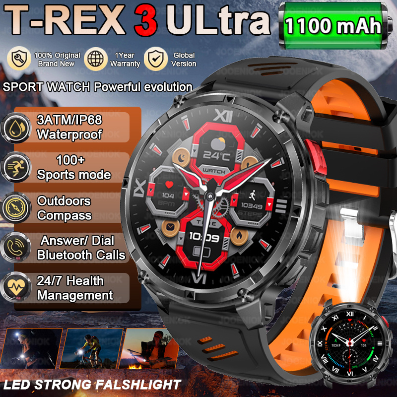 Outdoor Lighting Japan - 2026 New T-REX3 Outdoor Smart Watch