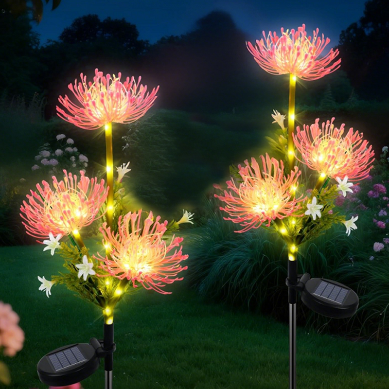 Landscape Spike Light - Solar Garden Lights Flowers Lights with