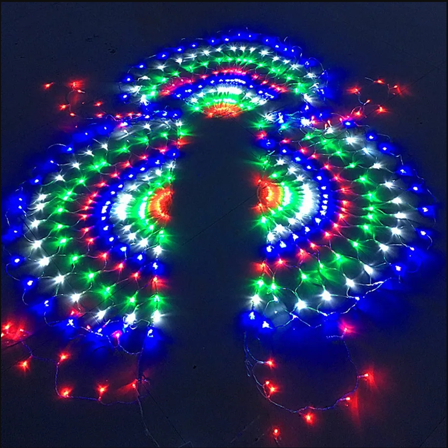 Outdoor Lighting Grid Screen - Outdoor Led Mesh Fairy Light 3.2*0.6M