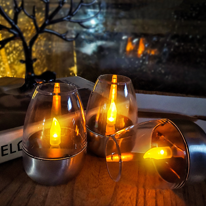 Outdoor Lighting Transformer - Solar Powered Flameless Candles Outdoor Waterproof