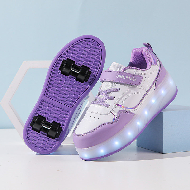 Outdoor Lighting Grid Screen - Roller Skate Shoes Kids Boys Girls