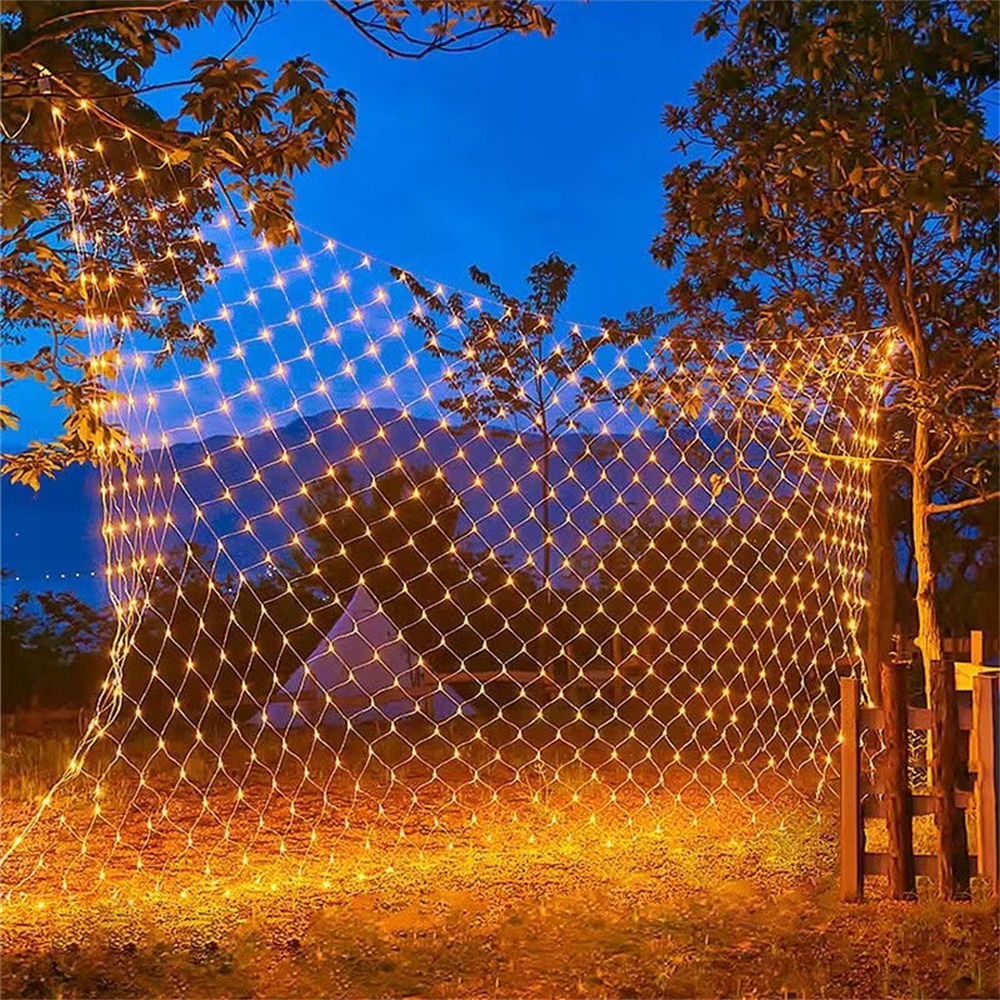 Outdoor Lighting Grid Screen - Net Mesh Led Lights 3M/6M/12M LED
