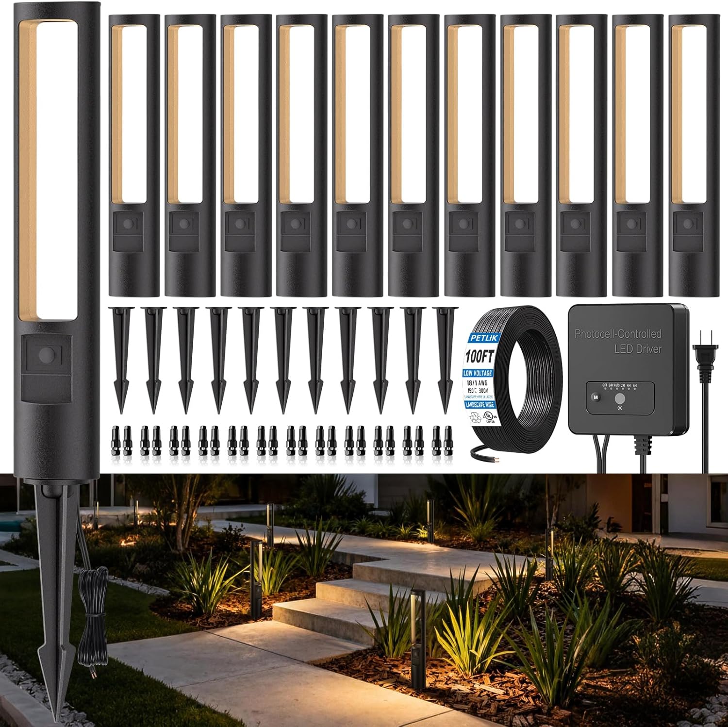 Outdoor Lighting Transformer - All In One Low Voltage Landscape