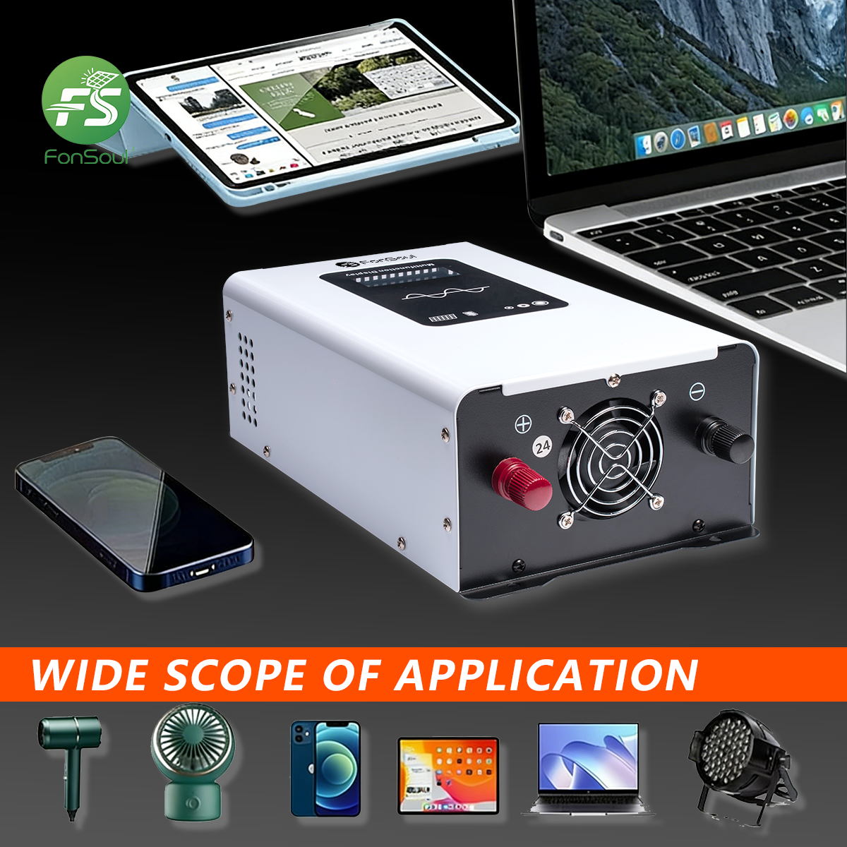 Outdoor Lighting Vendor - 2000W Pure Sine Wave Inverter for