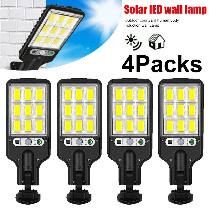 Outdoor Lighting Linear - Powerful LED Solar Outdoor Courtyard Wall