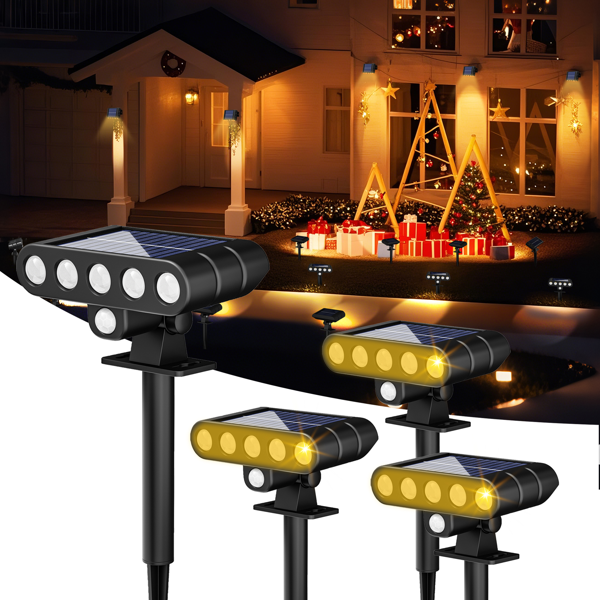 Landscape Spike Light - Solar Pathway LED Garden Festival Lights