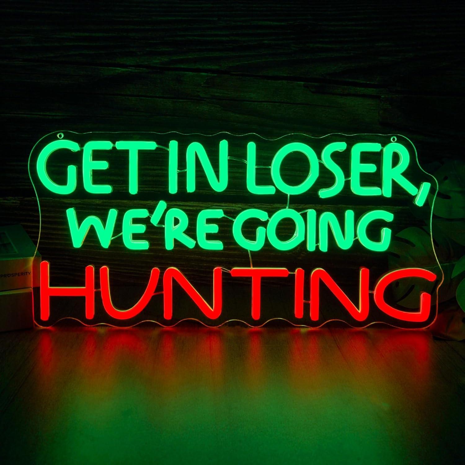 Outdoor Lighting Decoration - Funny Hunting Neon Sign LED Light