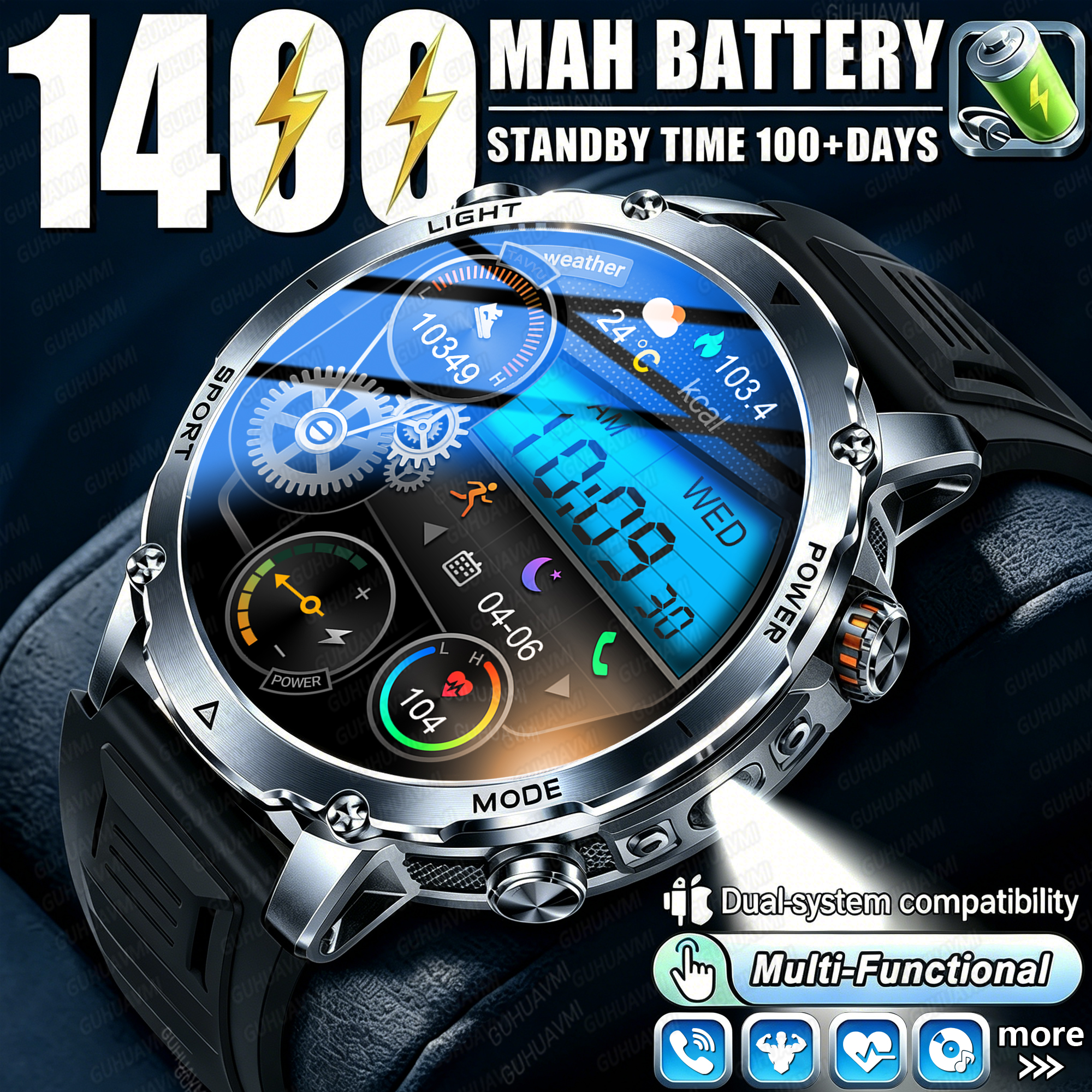 Outdoor Lighting Japan - Newly Durable 1400mAh Large Battery Smart