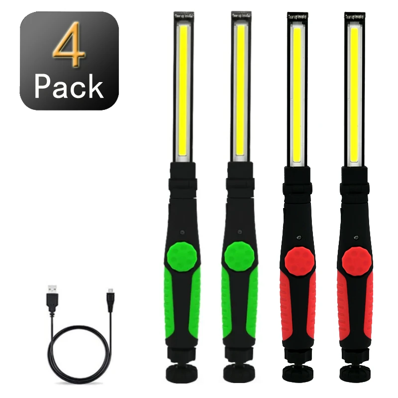 Outdoor Lighting Repair - 2/4 Pack COB Work Light Portable