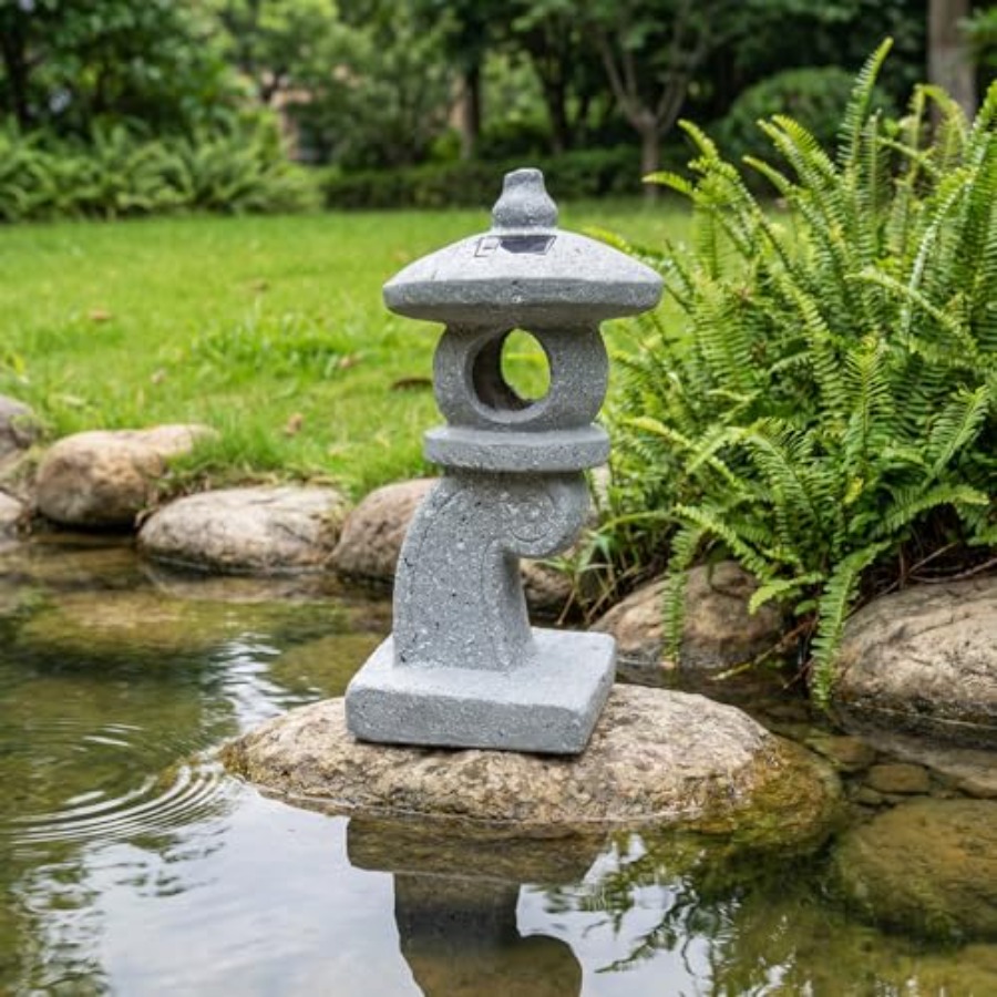 14'' High Asian Solar-Powered  - Outdoor Lighting Japan avis et prix
