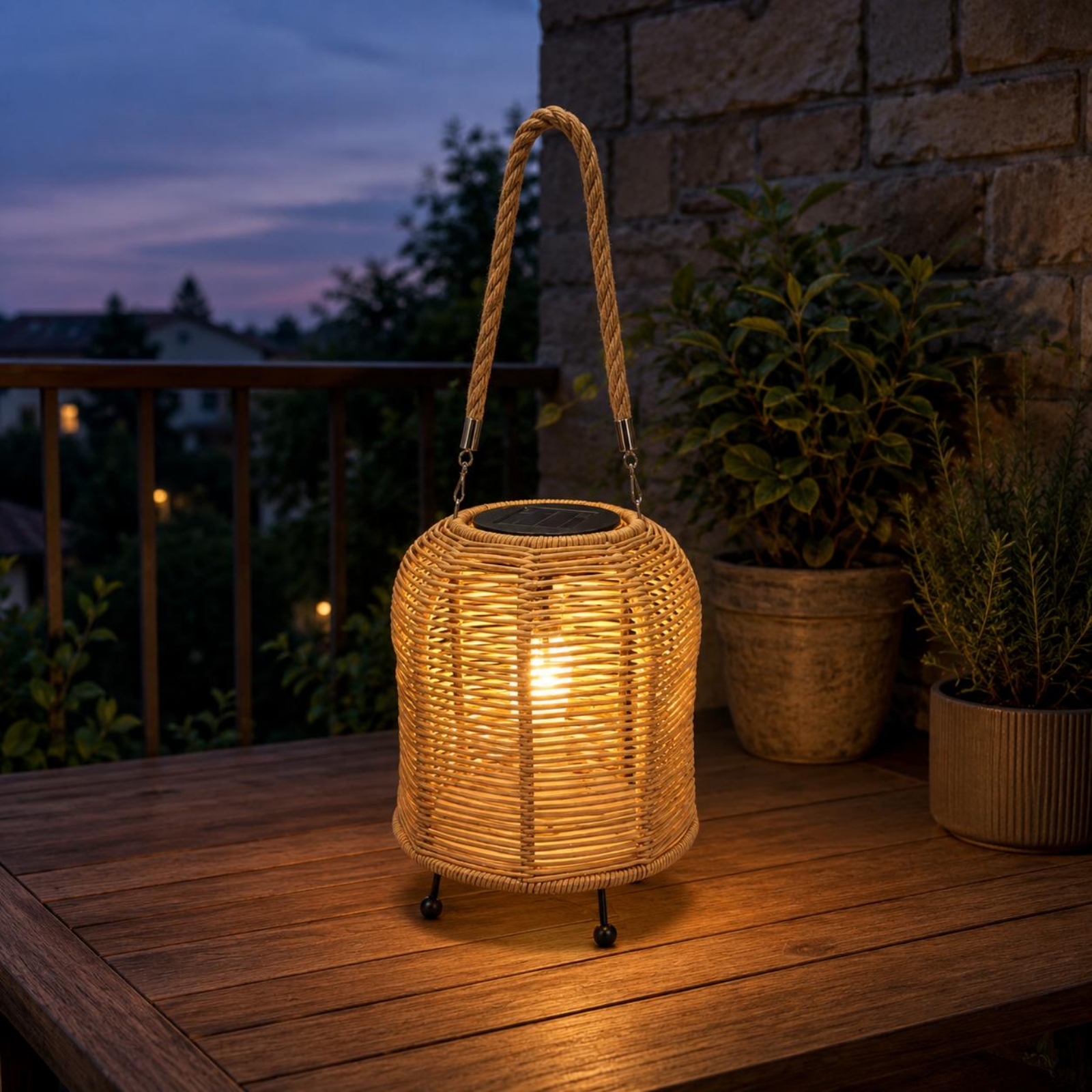 Handwoven Solar Lantern Braide - Outdoor Lighting Decoration avis et prix