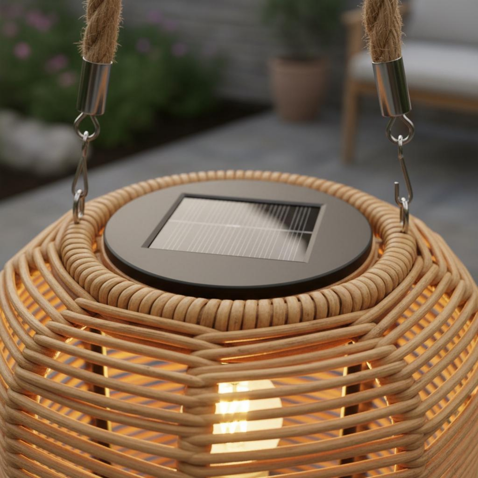 Handwoven Solar Lantern Braide - Outdoor Lighting Decoration avis et prix