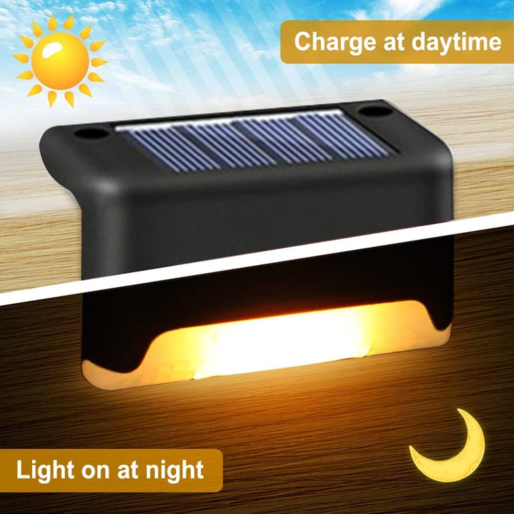 Outdoor Solar Step Lights Warm - Outdoor Lighting Permanent avis et prix