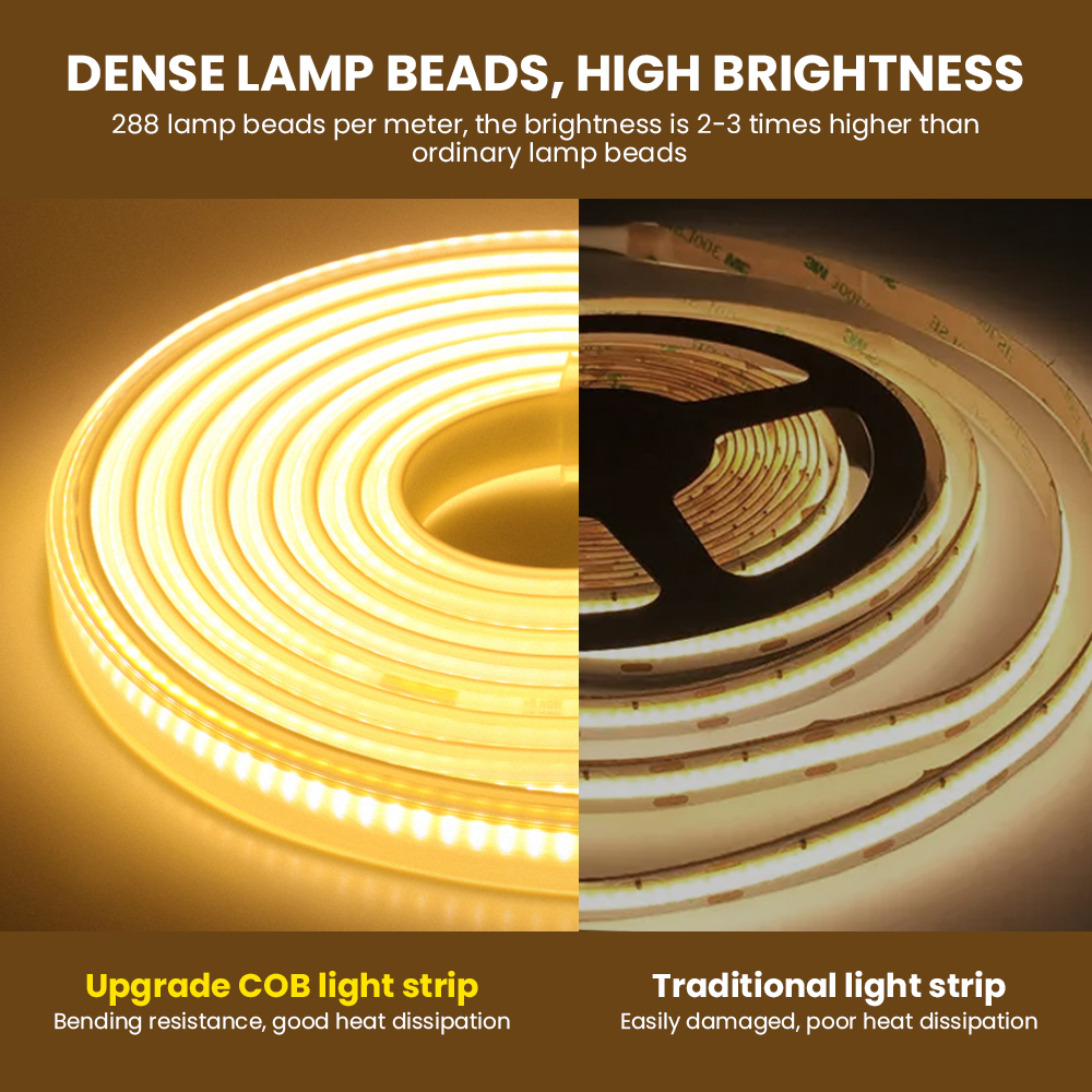 COB LED Strip 110V 220V Flexib - Outdoor Lighting Linear avis et prix