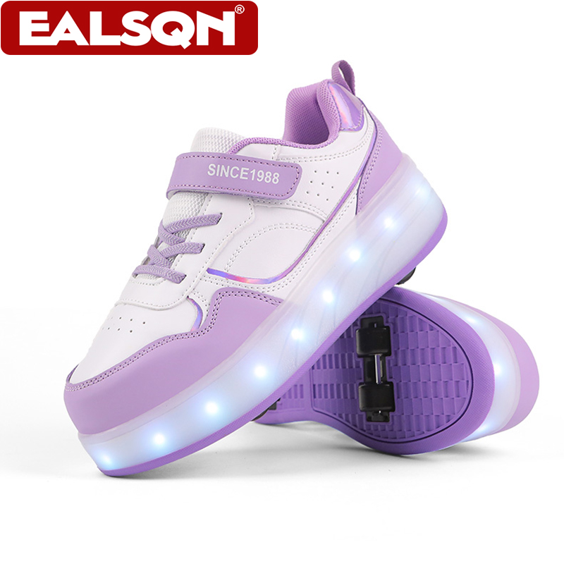 4 Wheel Roller Skate Shoes Kid - Outdoor Lighting Grid Screen avis et prix