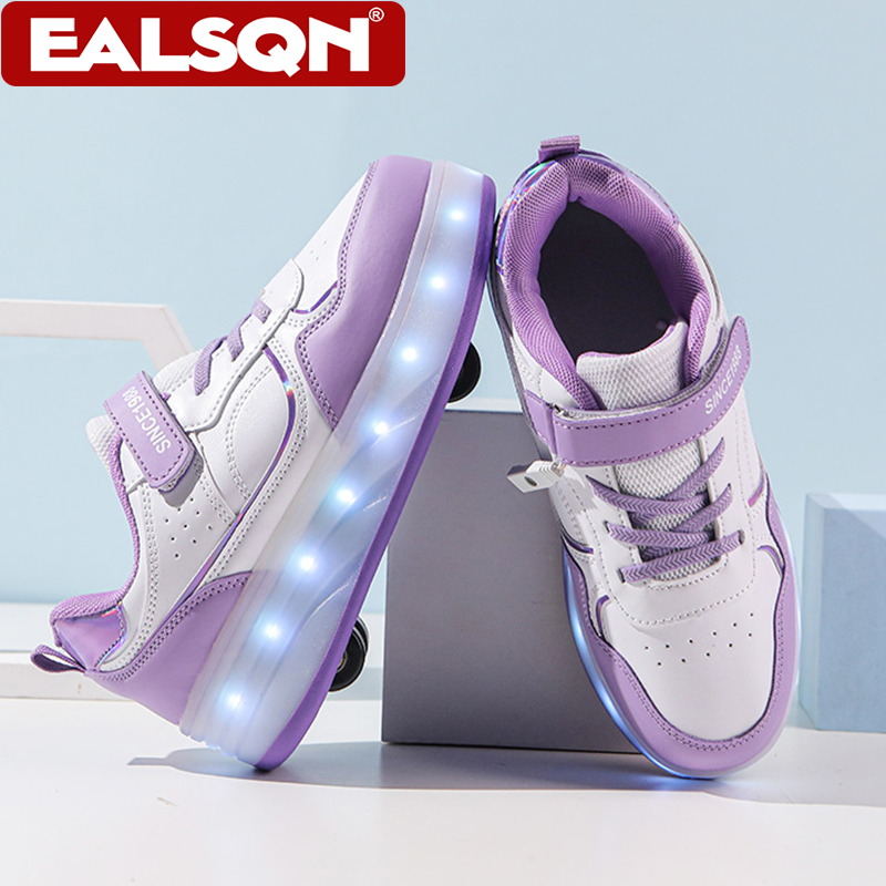 4 Wheel Roller Skate Shoes Kid - Outdoor Lighting Grid Screen avis et prix