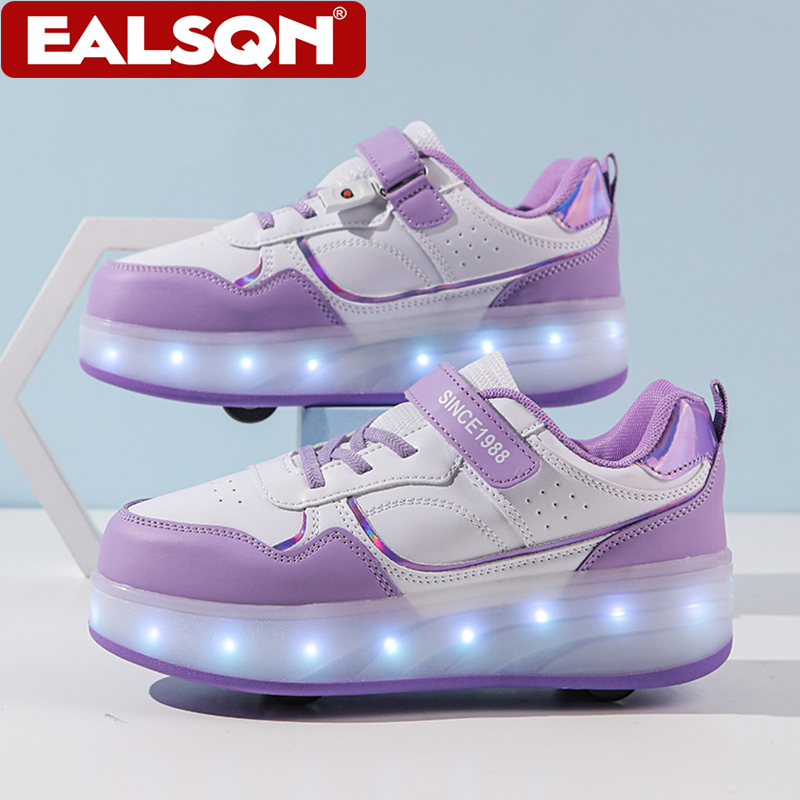 4 Wheel Roller Skate Shoes Kid - Outdoor Lighting Grid Screen avis et prix
