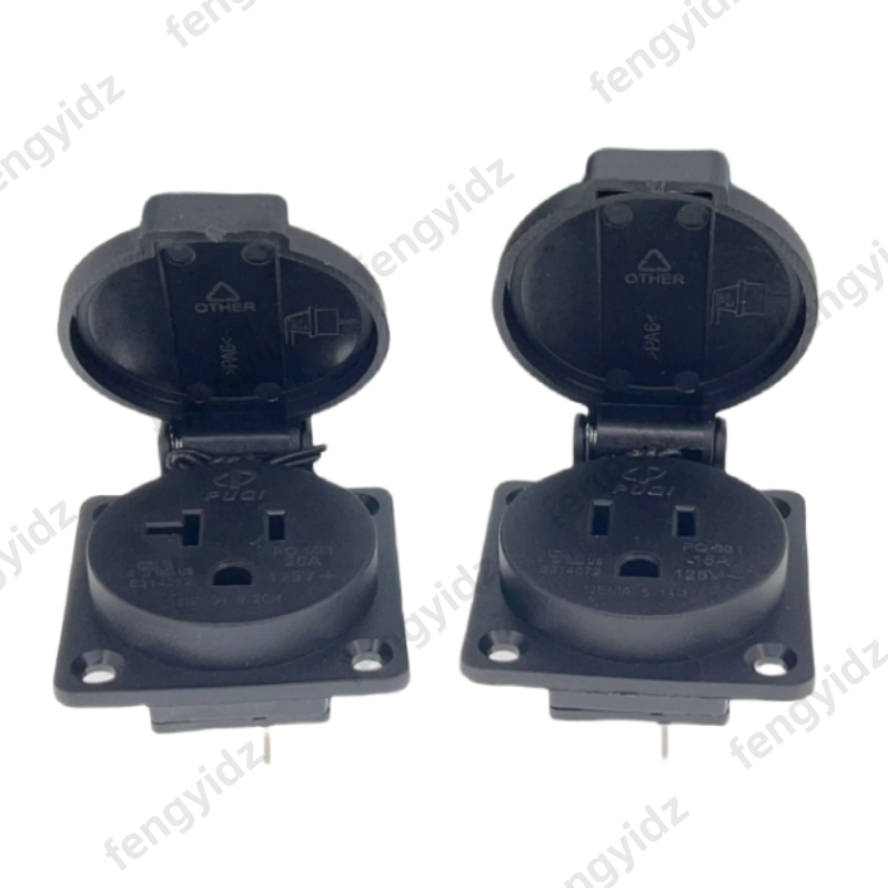 Black 125V 15A 20A IP44 CE Ame - Outdoor Lighting Japan avis et prix