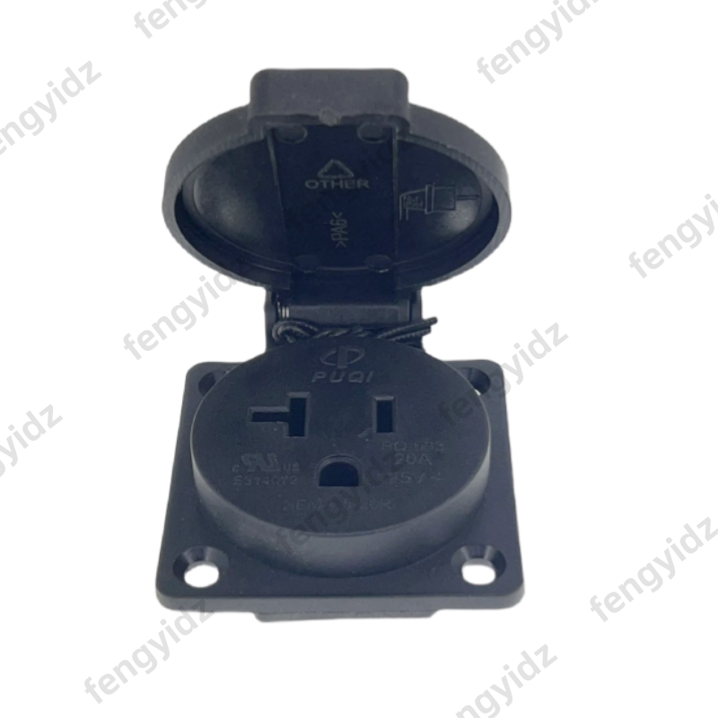 Black 125V 15A 20A IP44 CE Ame - Outdoor Lighting Japan avis et prix