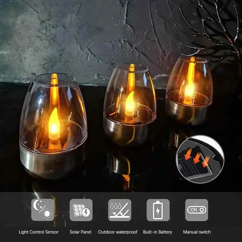 LED Solar Candles Light Flamel - Outdoor Lighting Transformer avis et prix