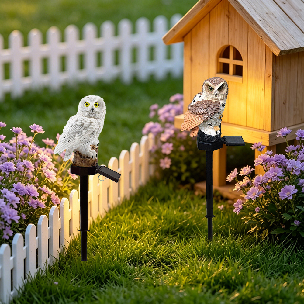Owl Solar Light, Resin Owl Gro - Outdoor Lighting Portable avis et prix
