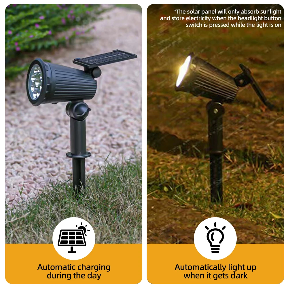 1/2PCS Solar Powered 9LED Lamp - Outdoor Lighting Linear avis et prix