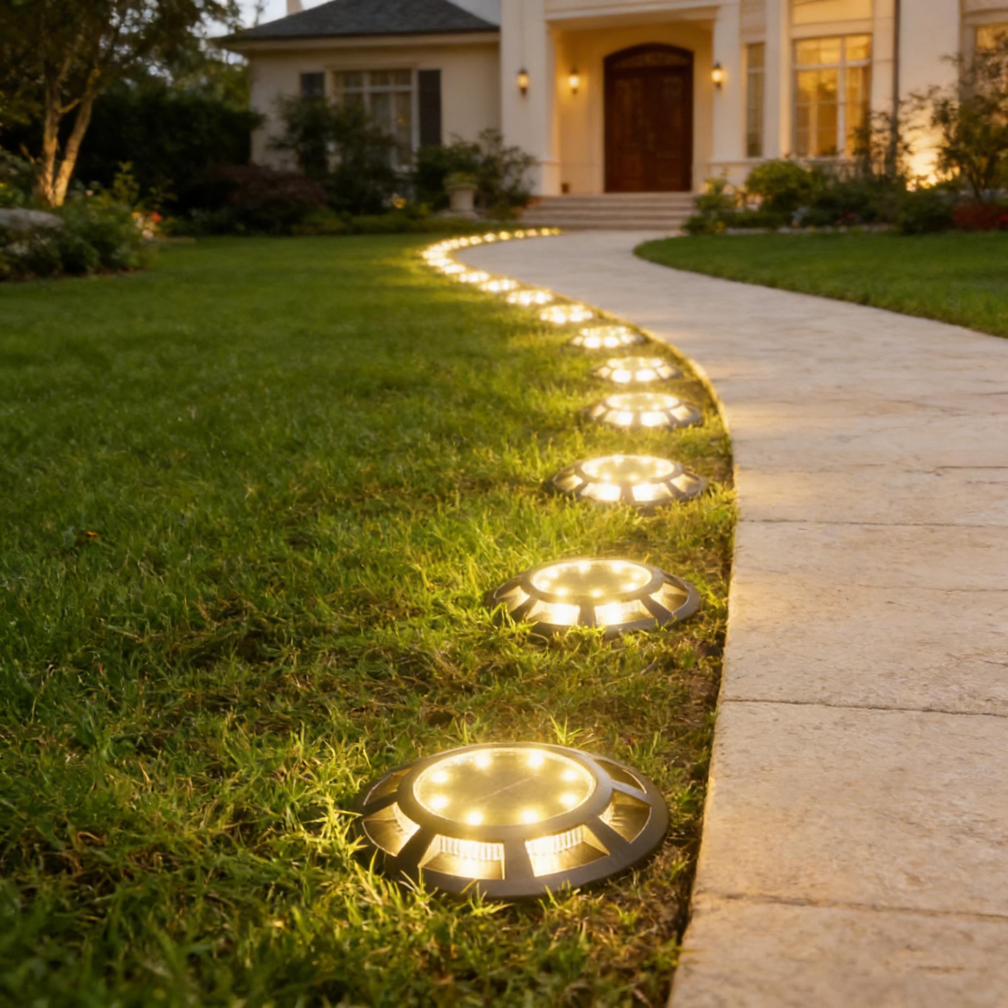 Solar Ground Lights LED Waterp - Landscape Spike Light avis et prix