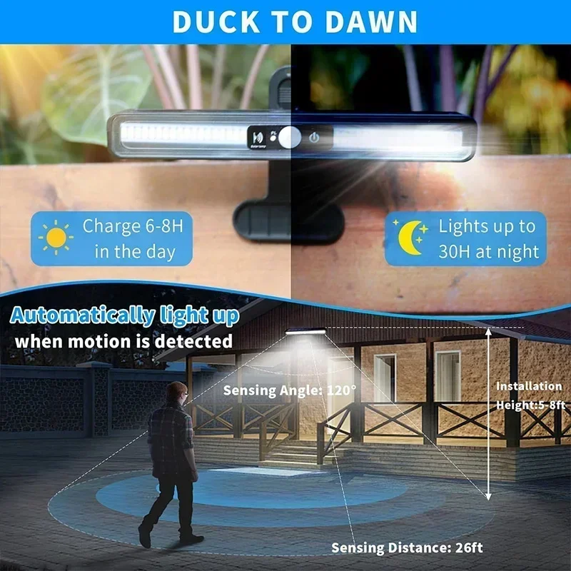 Clip On Solar Motion Lights Ou - Outdoor Lighting Portable avis et prix
