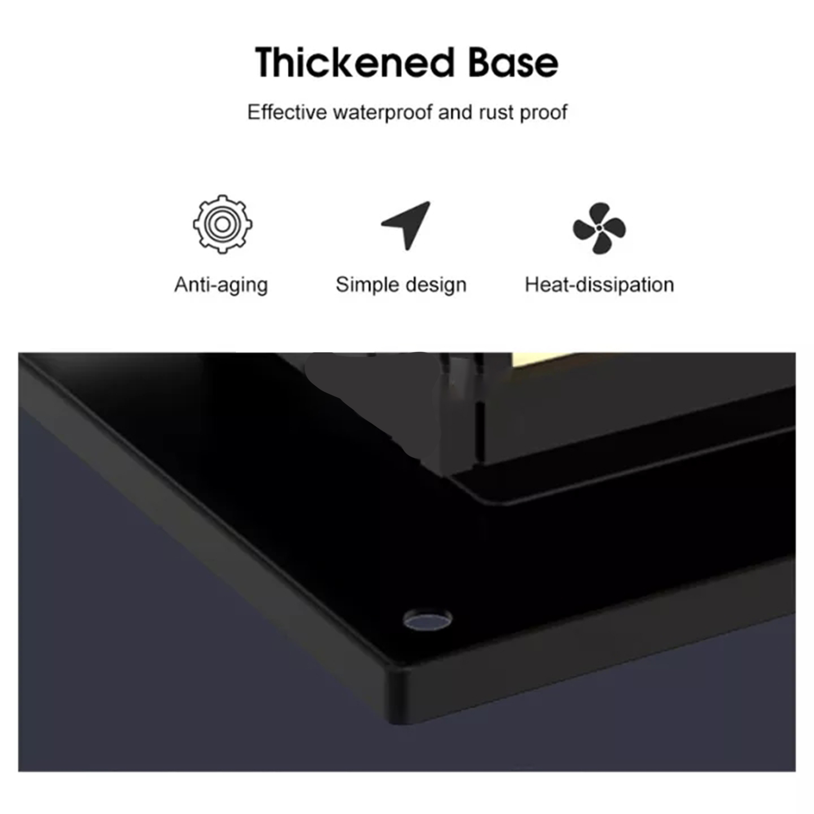 15/20cm LED Solar Outdoor Post - Outdoor Lighting Experts avis et prix