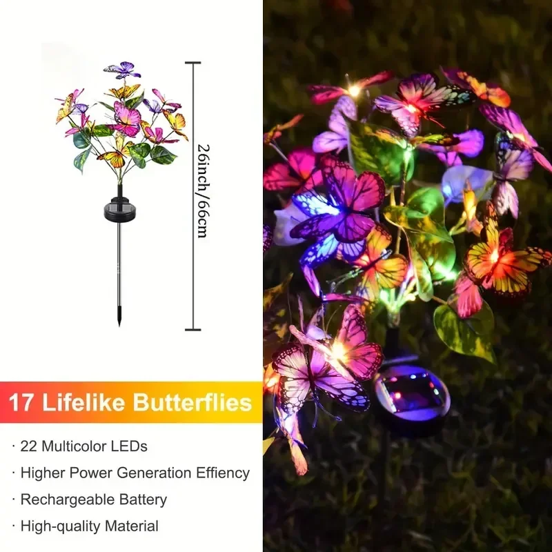 Solar LED Butterfly Garden Lig - Outdoor Lighting Permanent avis et prix