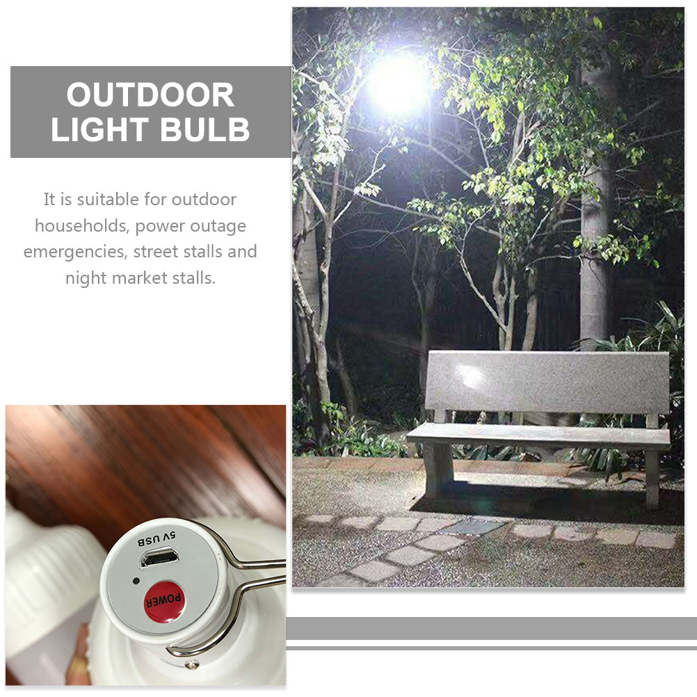 1 Set Of Usb Charge Bulb Recha - Outdoor Lighting Vendor avis et prix