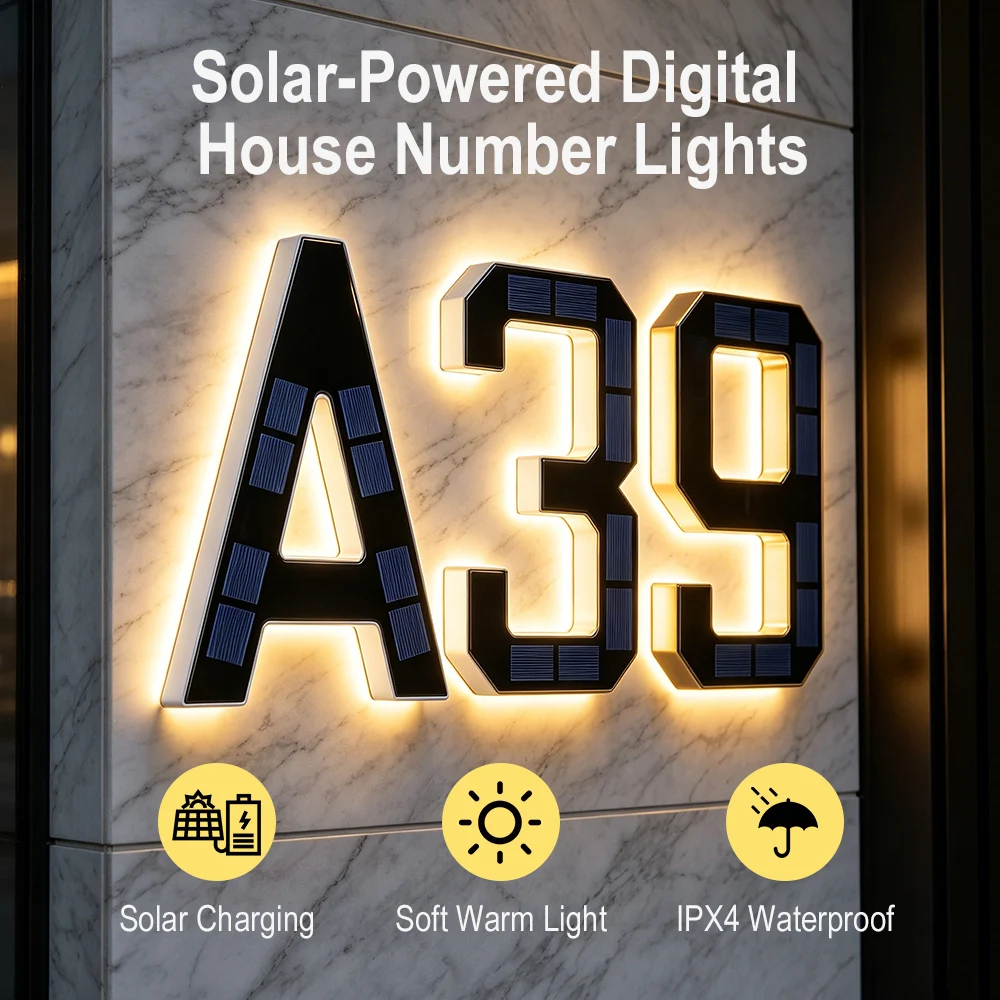 12CM Solar House Number Lights - Outdoor Lighting Experts avis et prix