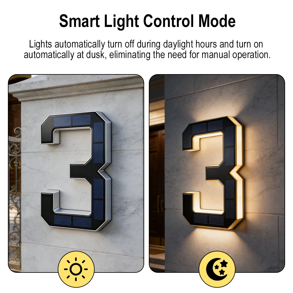 12CM Solar House Number Lights - Outdoor Lighting Experts avis et prix