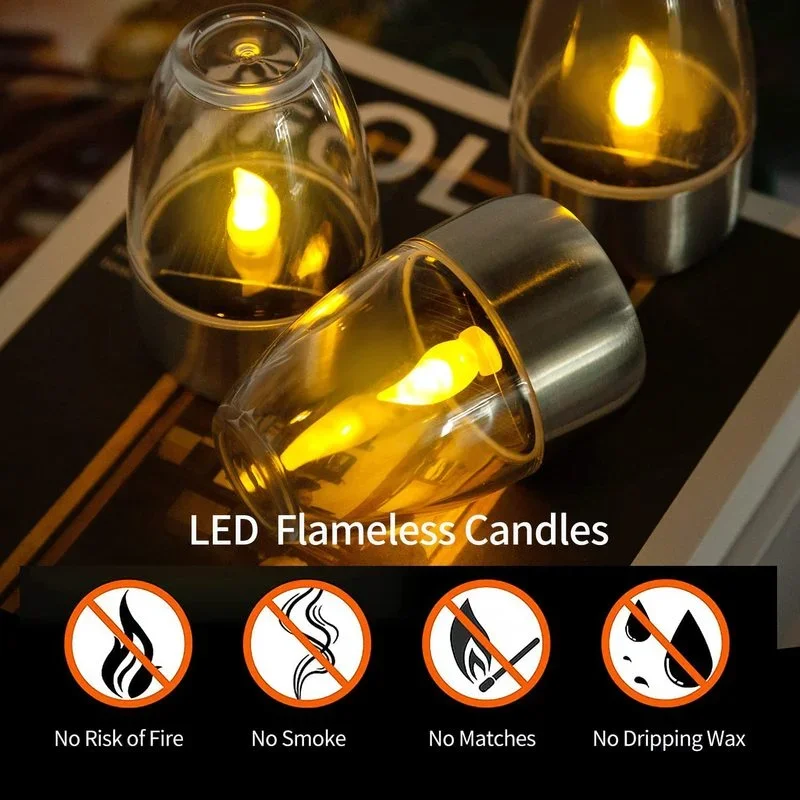 Solar Powered Flameless Candle - Outdoor Lighting Transformer avis et prix