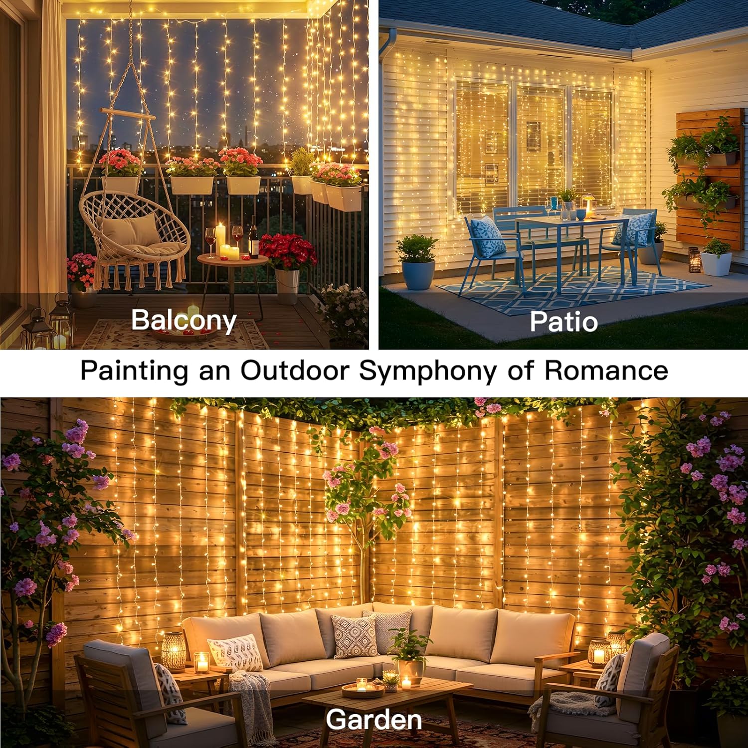 Curtain Lights For Bedroom 200 - Outdoor Lighting Decoration avis et prix