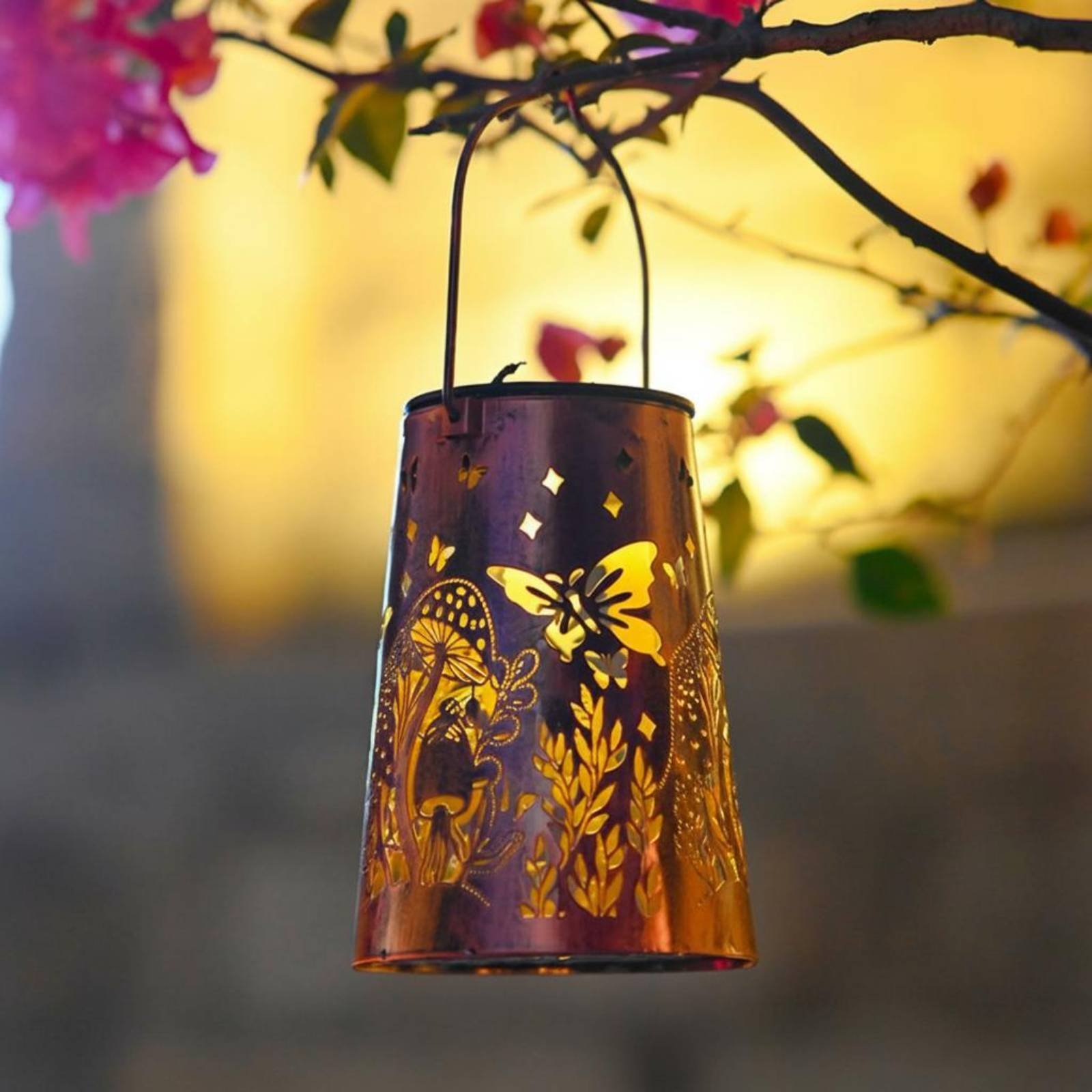 Floral Garden Lantern Pattern  - Outdoor Lighting Decoration avis et prix
