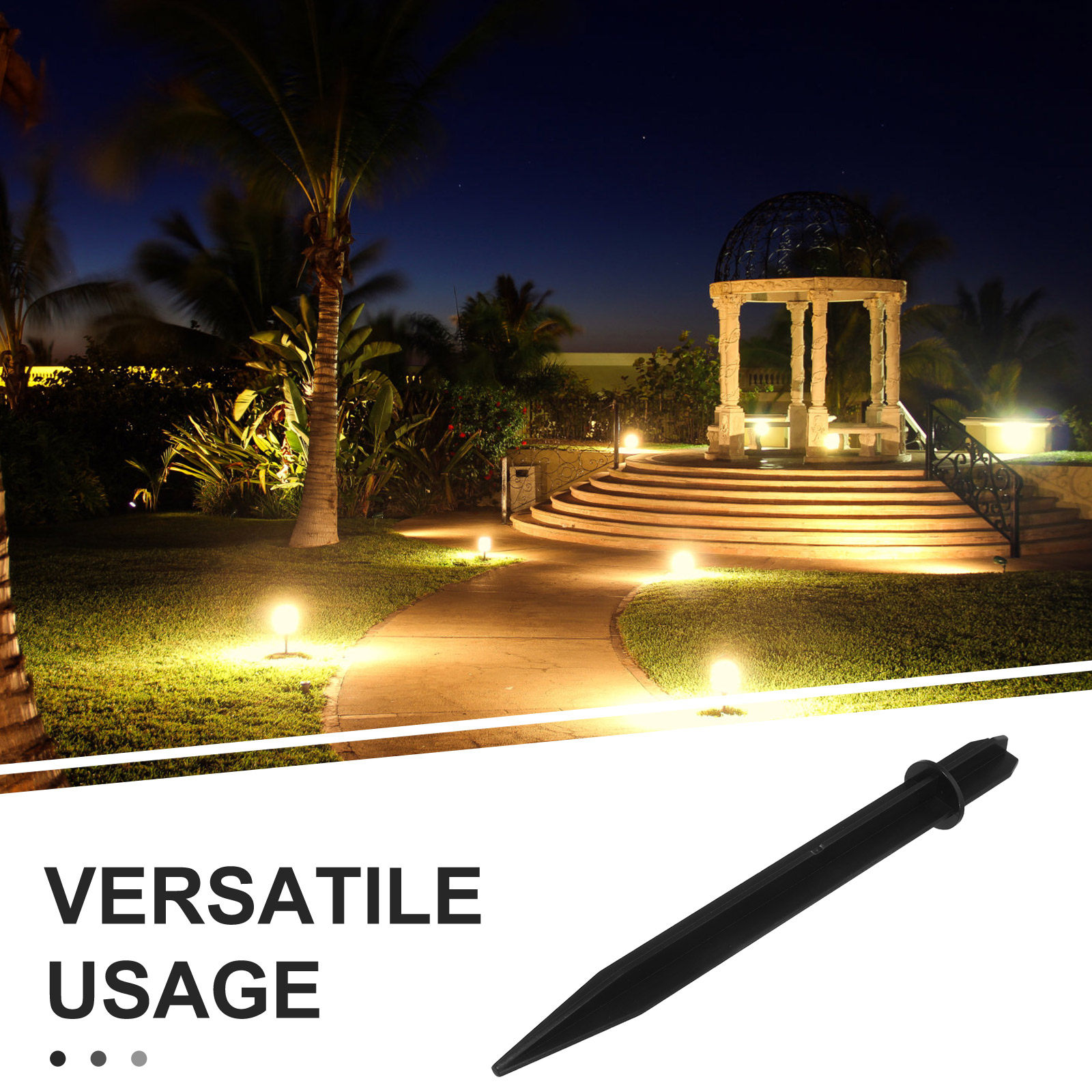 10Pcs Plastic Garden Stakes So - Landscape Spike Light avis et prix