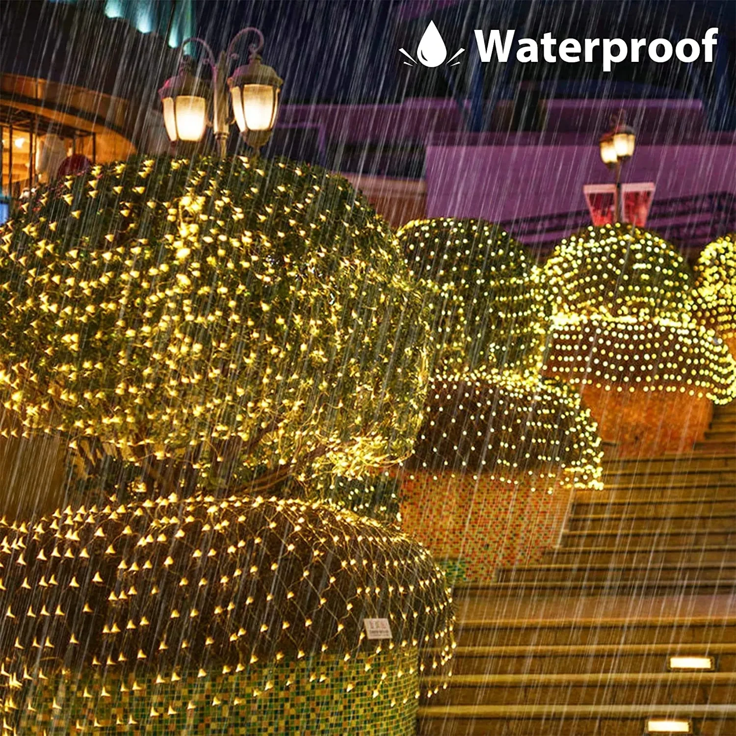 2026 New Year Decoration Outdo - Outdoor Lighting Grid Screen avis et prix