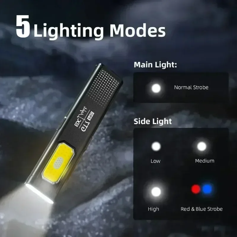 Mini LED Flashlight USB C Rech - Outdoor Lighting Repair avis et prix
