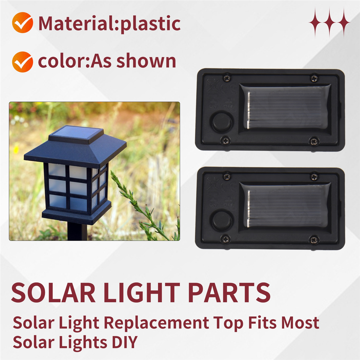 UNCL 2Pcs Battery Box, Solar L - Outdoor Lighting Transformer avis et prix