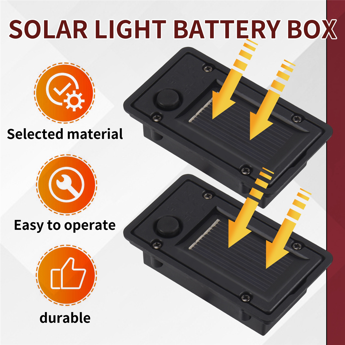 UNCL 2Pcs Battery Box, Solar L - Outdoor Lighting Transformer avis et prix
