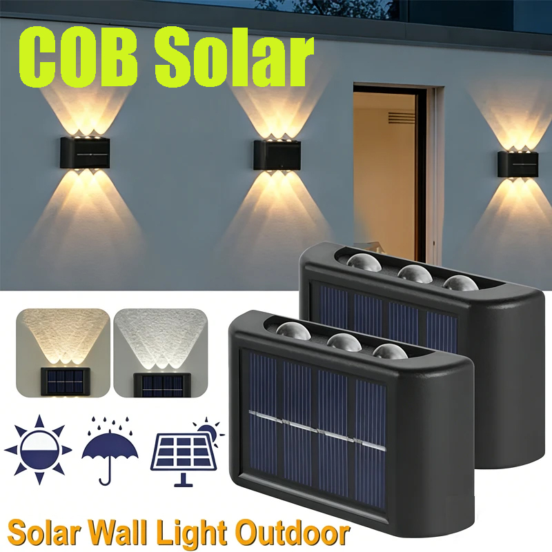 COB Solar Wall Lamp Outdoor Wa - Outdoor Lighting Linear avis et prix
