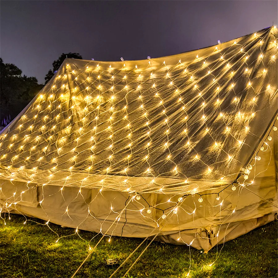 Room Decor Curtain LED Net Mes - Outdoor Lighting Grid Screen avis et prix