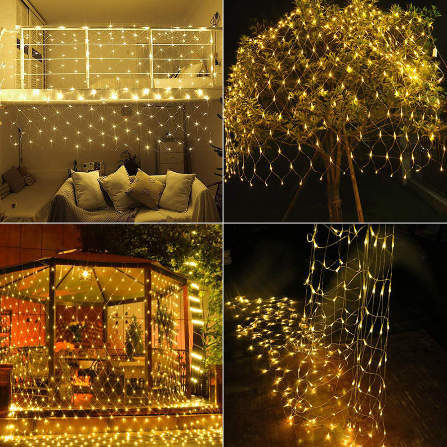Room Decor Curtain LED Net Mes - Outdoor Lighting Grid Screen avis et prix