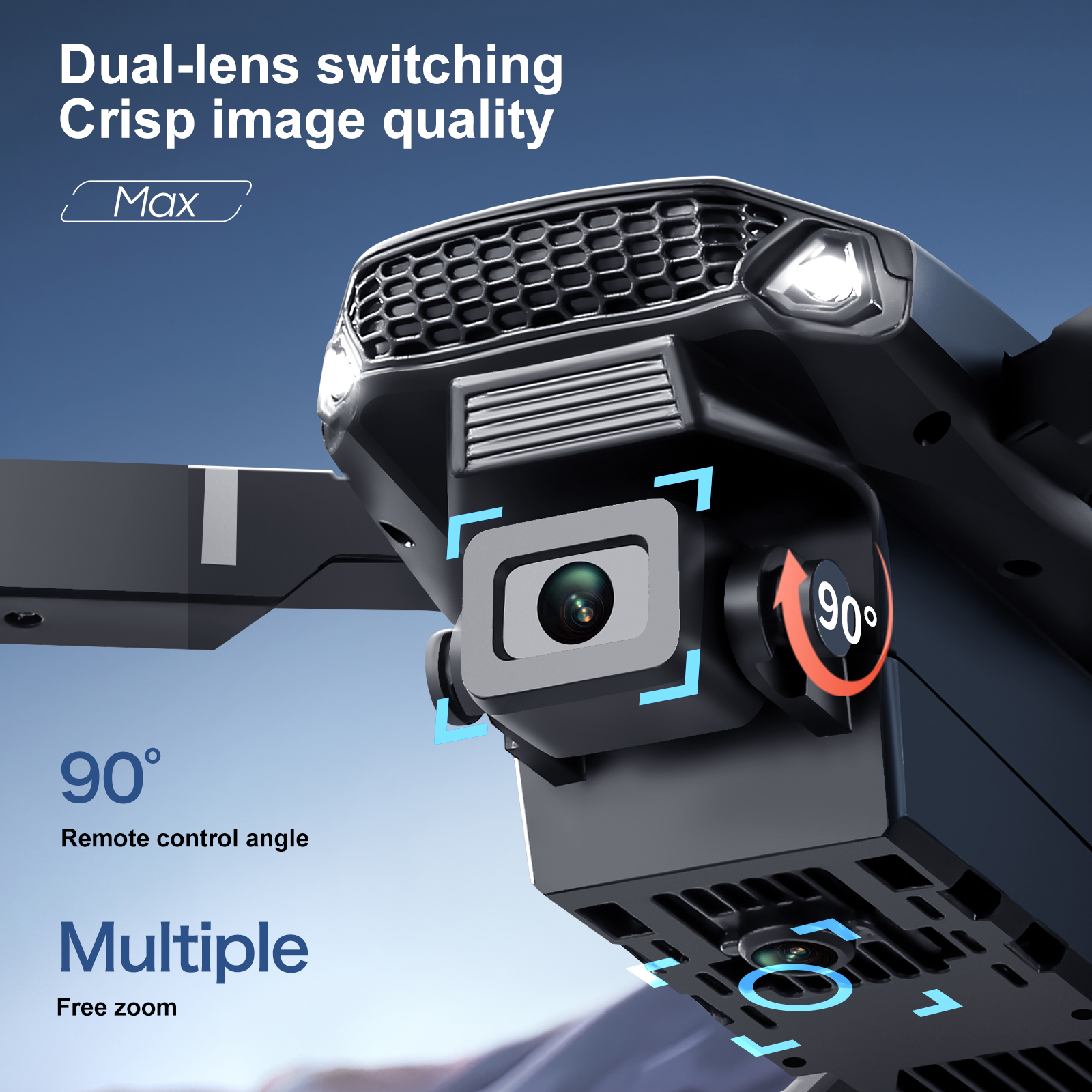 2025 New E88 E99 Pro Max RC Qu - Outdoor Lighting Experts avis et prix