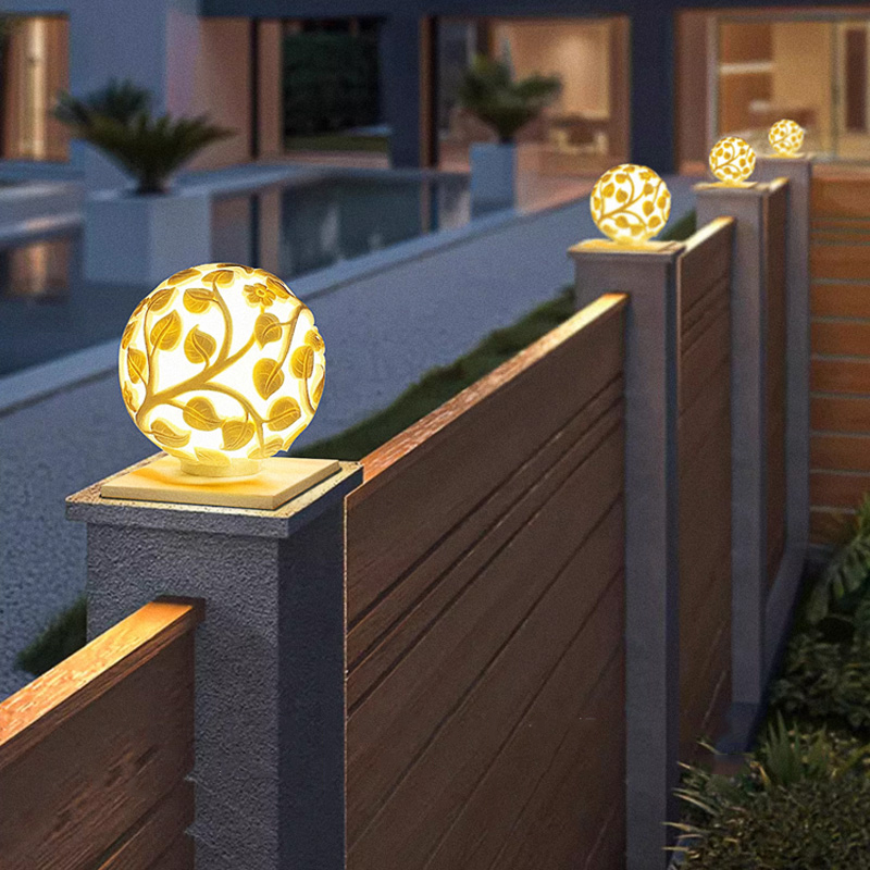 Outdoor column lights solar LE - Outdoor Lighting Decoration avis et prix